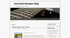 Desktop Screenshot of josedavidgonzalez.com